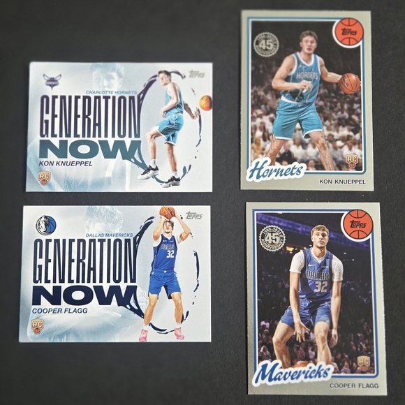 Topps Other - Cooper Flagg + Kon Knueppel Rookie Lot